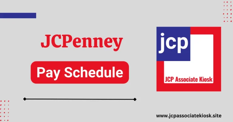 JCPenney pay schedule